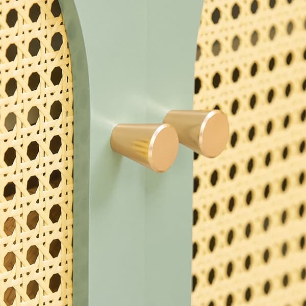 Rootz Modern Skobänk - Entrébänk - Förvaringsorganisator - Luftgenomsläppliga gallerdörrar - Justerbara hyllor - MDF-konstruktion - 100 cm x 46 cm x 3