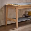 Pikkukuva 9 / 10: Rootz-kenkäpenkki säilytystilalla - Sisääntulopenkki - Sänkypenkki - Helppo koota - Kestävä - Ympäristöystävällinen - 110cm x 46cm x 37cm