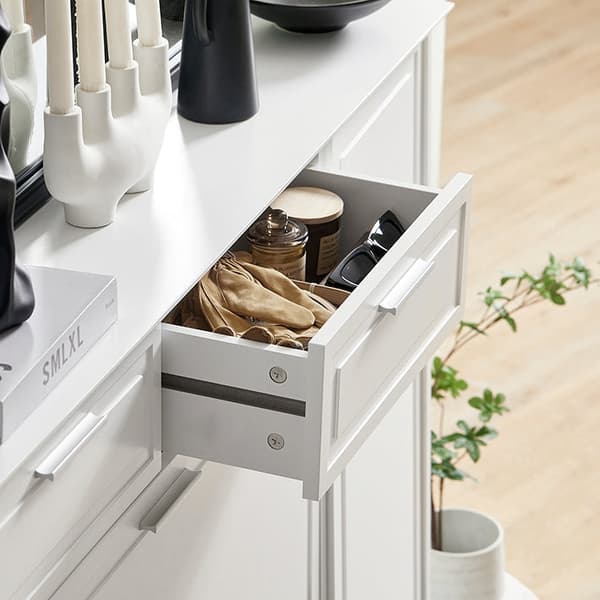 Rootz Shoe Cabinet Tipper - Skoförvaring - Skoorganisator - Kompakt design - Mångsidig förvaring - Slitstark MDF & PB Material - 120cm x 111cm x 26cm