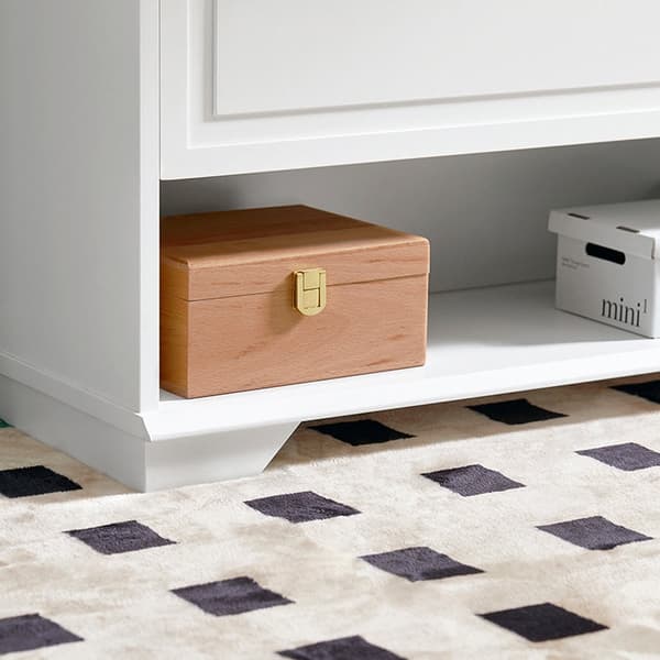 Rootz Shoe Cabinet Tipper - Skoförvaring - Skoorganisator - Kompakt design - Mångsidig förvaring - Slitstark MDF & PB Material - 120cm x 111cm x 26cm