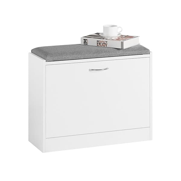 Rootz skobænk med opbevaring - Skovipper - Skostativ - Pladsbesparende design - Komfortable siddepladser - Ridsefaste gummifødder - 60 cm x 47 cm x 24