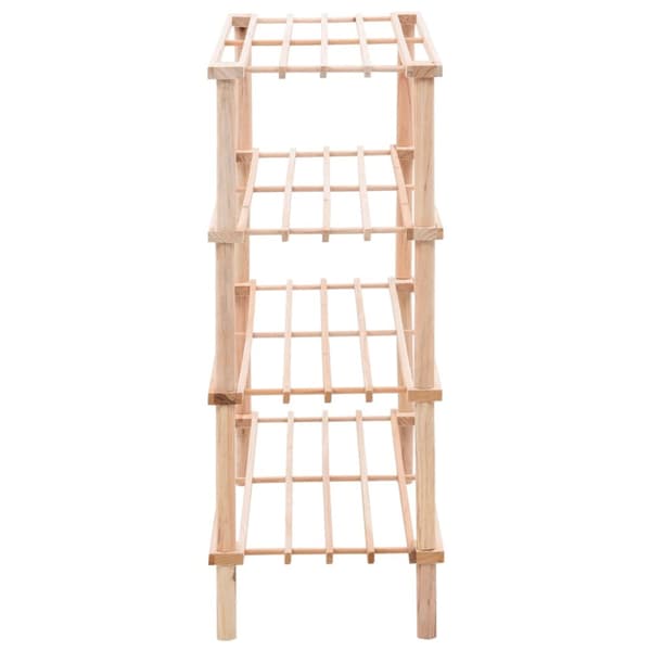 The Living Store skoreol med 4 hylder massivt grantræ -  Skoopbevaring
