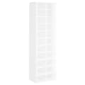 Miniatyrbillede 3 af 9: The Living Store skoreol 54x34x183 cm konstrueret træ hvid -  Skoopbevaring