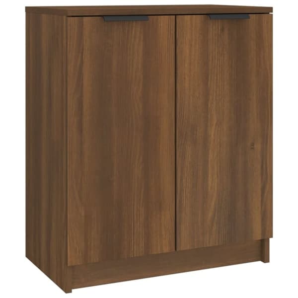 The Living Store Skoställ brun ek 59x35x70 cm konstruerat trä -  Skoställ & skohyllor