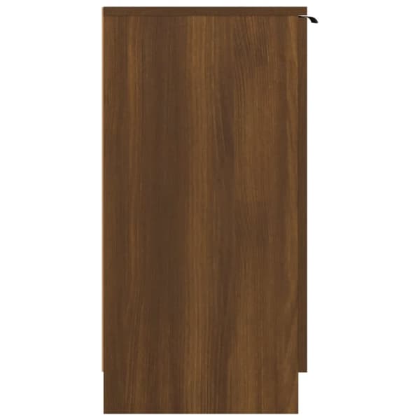 The Living Store Skoställ brun ek 59x35x70 cm konstruerat trä -  Skoställ & skohyllor