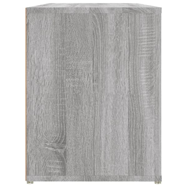 The Living Store skoreol 100x35x45 cm konstrueret træ grå sonoma-eg -  Skoopbevaring
