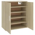 Miniatyrbillede 9 af 11: The Living Store skoreol 60x35x70 cm spånplade sonoma-eg -  Skoopbevaring