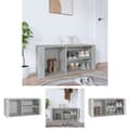 Miniatyrbild 1 av 9: The Living Store Skoskåp betonggrå 100x35x45 cm konstruerat trä -  Skoställ & skohyllor