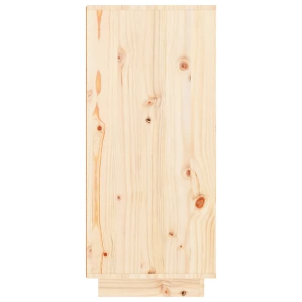 The Living Store skoreol 60x35x80 cm massivt fyrretræ - Skoopbevaring