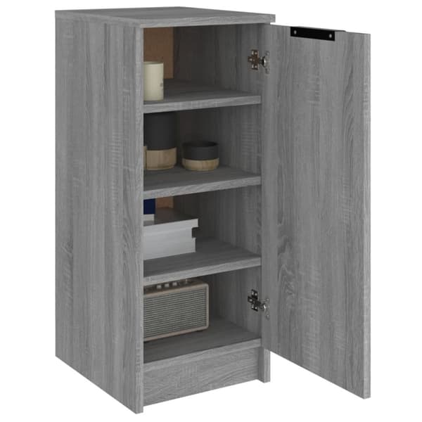 The Living Store skoskab 30x35x70 cm konstrueret træ grå sonoma-eg -  Skoopbevaring