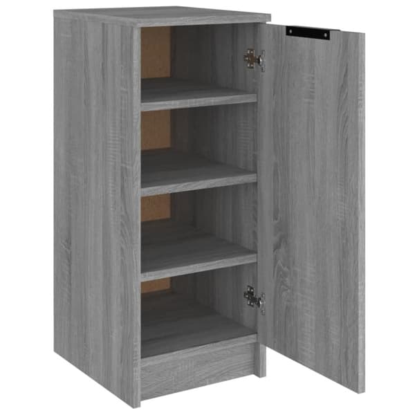 The Living Store skoskab 30x35x70 cm konstrueret træ grå sonoma-eg -  Skoopbevaring