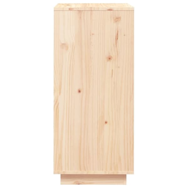The Living Store skoreol 35x35x80 cm massivt fyrretræ -  Skoopbevaring