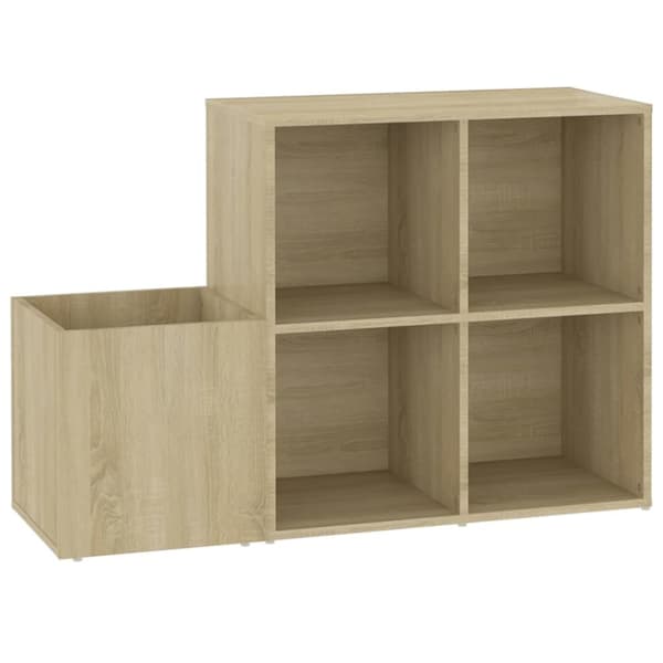 The Living Store skoskab 105x35,5x70 cm konstrueret træ sonoma-eg -  Skoopbevaring