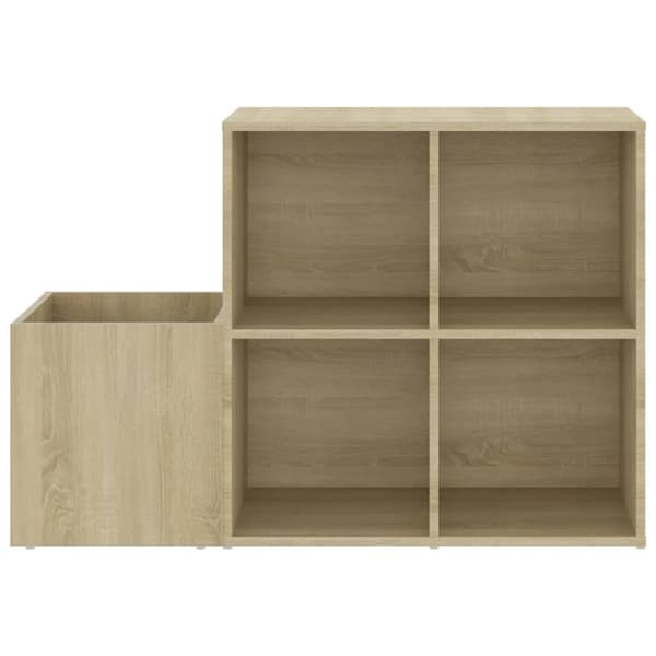 The Living Store skoskab 105x35,5x70 cm konstrueret træ sonoma-eg -  Skoopbevaring