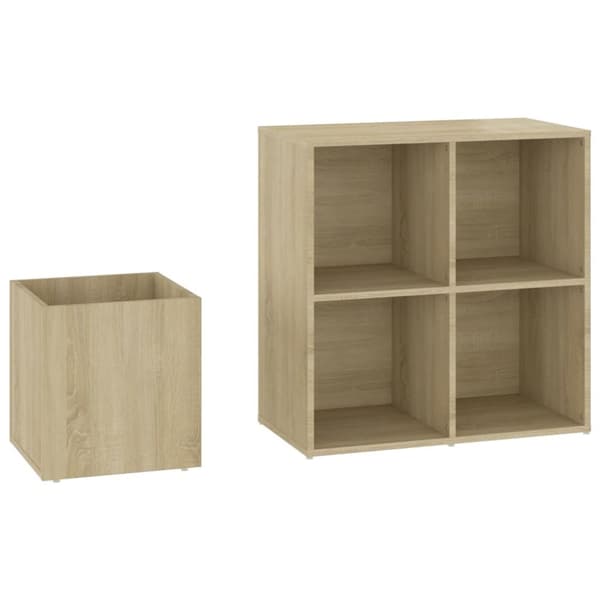 The Living Store skoskab 105x35,5x70 cm konstrueret træ sonoma-eg -  Skoopbevaring