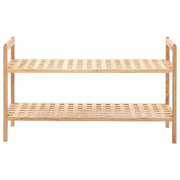 The Living Store skoreol massivt valnøddetræ 69 x 26 x 40 cm -  Skoopbevaring