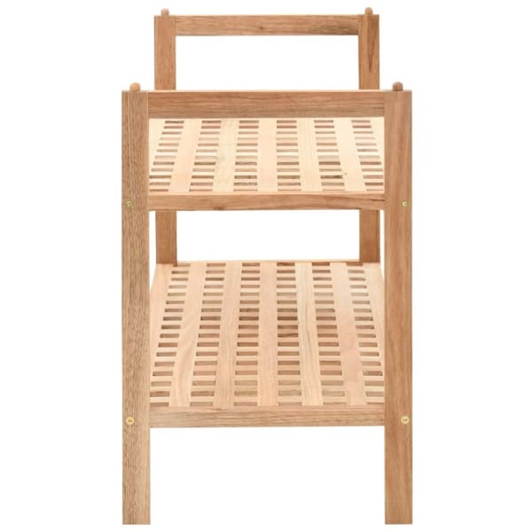The Living Store skoreol massivt valnøddetræ 69 x 26 x 40 cm -  Skoopbevaring