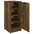 Miniatyrbillede 7 af 11: The Living Store skoreol 30x35x70 cm konstrueret træ røget egetræ -  Skoopbevaring
