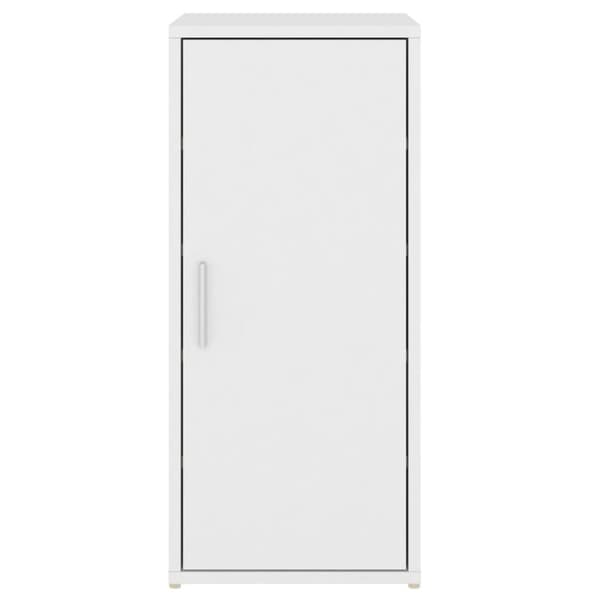 The Living Store skoskab 32x35x70 cm spånplade hvid -  Skoopbevaring