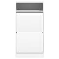 Miniatyrbillede 6 af 11: The Living Store skoreol 60x34x116 cm konstrueret træ hvid -  Skoopbevaring