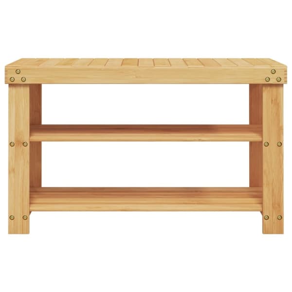 The Living Store Skohylla 3-hyllor 70x27,5x45 cm bambu - Skoställ & skohyllor