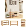 Miniatyrbild 1 av 8: The Living Store Skohylla 3-hyllor 70x27,5x45 cm bambu -  Skoställ & skohyllor