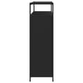 Pikkukuva 8 / 11: The Living Store Kenkäkaappi 4 kääntölaatikolla musta 100x34x112 cm -  Kenkähyllyt & -telineet