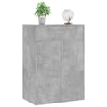Pikkukuva 6 / 11: Kenkähyllyt & -telineet - Living Kenkäkaappi betoninharmaa 60x35x84 cm tekninen puu