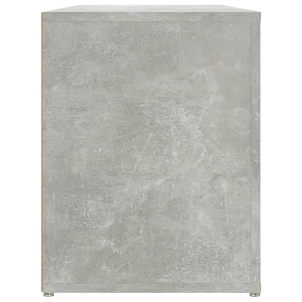 Skoopbevaring - Living skoreol 100x35x45 cm konstrueret træ betongrå