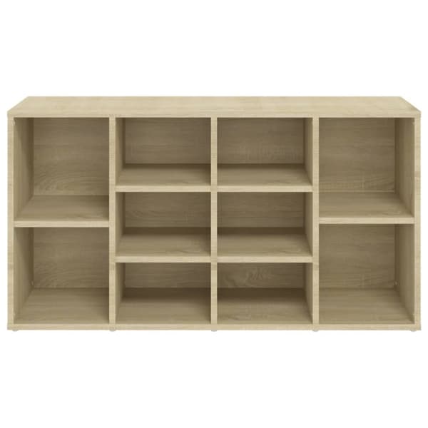 Skoopbevaring - Living skobænk 103x30x54,5 cm konstrueret træ sonoma-eg