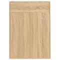 Miniatyrbillede 7 af 11: Skoopbevaring - Living skoskab 60x35x84 cm konstrueret træ sonoma-eg
