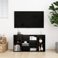 Miniatyrbild 4 av 8: Skoställ & skohyllor - Living Skobänk svart 103x30x54,5 cm konstruerat trä