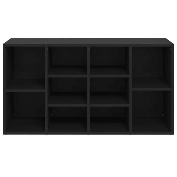 Skoställ & skohyllor - Living Skobänk svart 103x30x54,5 cm konstruerat trä