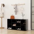 Miniatyrbild 2 av 8: Skoställ & skohyllor - Living Skobänk svart 103x30x54,5 cm konstruerat trä