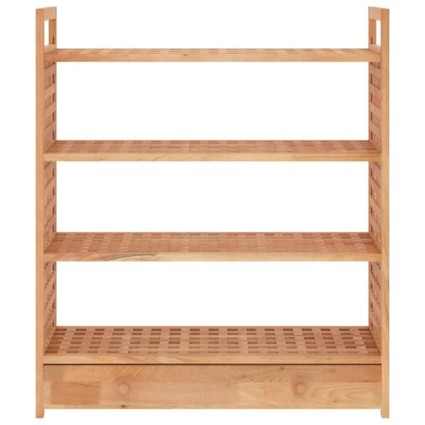 Kenkähyllyt & -telineet - Living Kenkätelineet laatikolla 70x27x81 cm täysi pähkinäpuu