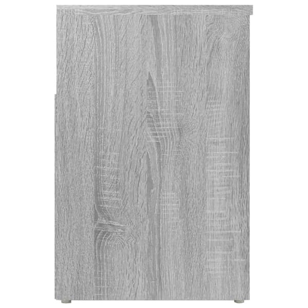 Skoopbevaring - Living skobænk 60x30x45 cm konstrueret træ grå sonoma-eg