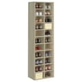 Miniatyrbillede 4 af 9: Skoopbevaring - Living skoskab 54x34x183 cm konstrueret træ sonoma-eg
