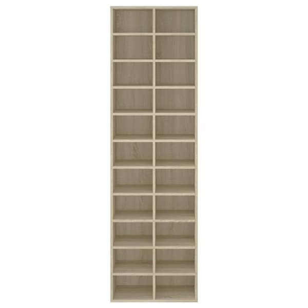 Skoopbevaring - Living skoskab 54x34x183 cm konstrueret træ sonoma-eg