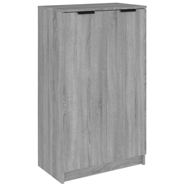 Skoopbevaring - Living skoskab 59x35x100 cm konstrueret træ grå sonoma-eg