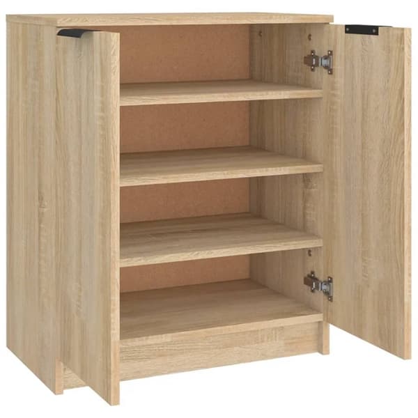 Skoställ & skohyllor - Living Skoskåp sonoma-ek 59x35x70 cm konstruerat trä