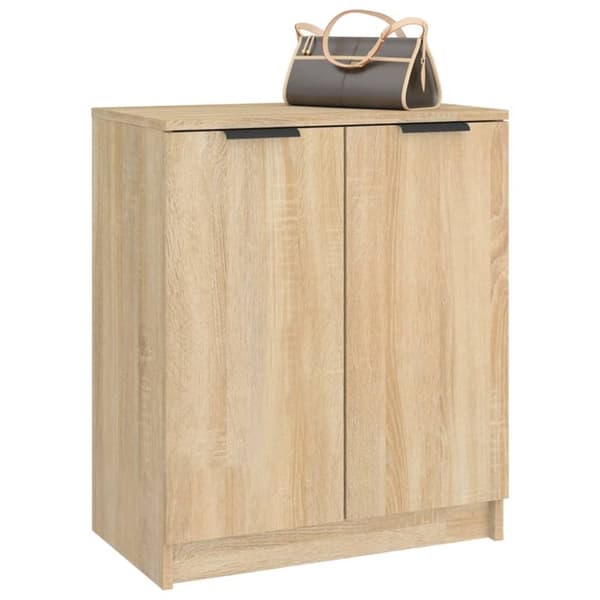 Skoställ & skohyllor - Living Skoskåp sonoma-ek 59x35x70 cm konstruerat trä