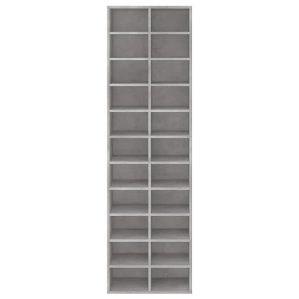 Skoställ & skohyllor - Living Skoskåp betonggrå 54x34x183 cm konstruerat trä