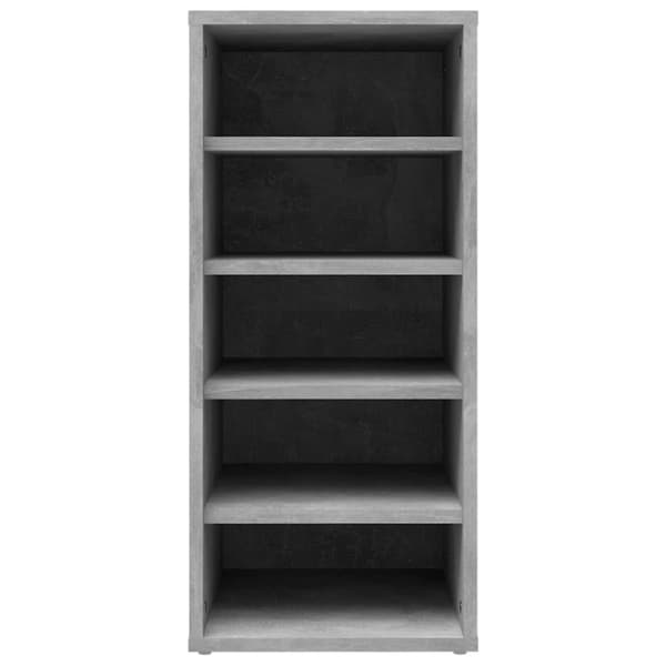 Skoopbevaring - Living skoskab 31,5x35x70 cm spånplade betongrå