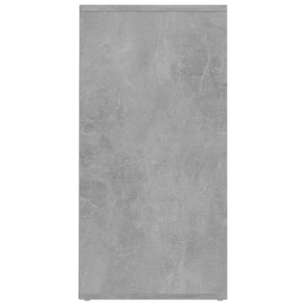 Skoopbevaring - Living skoskab 31,5x35x70 cm spånplade betongrå