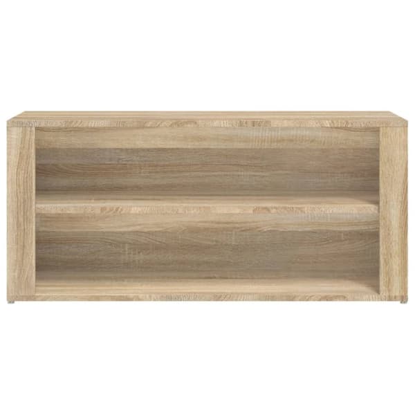 Skoopbevaring - Living skoreol 100x35x45 cm konstrueret træ sonoma-eg