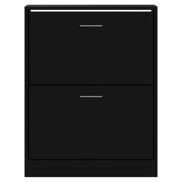Skoställ & skohyllor - Living Skoskåp svart 63x24x81 cm konstruerat trä