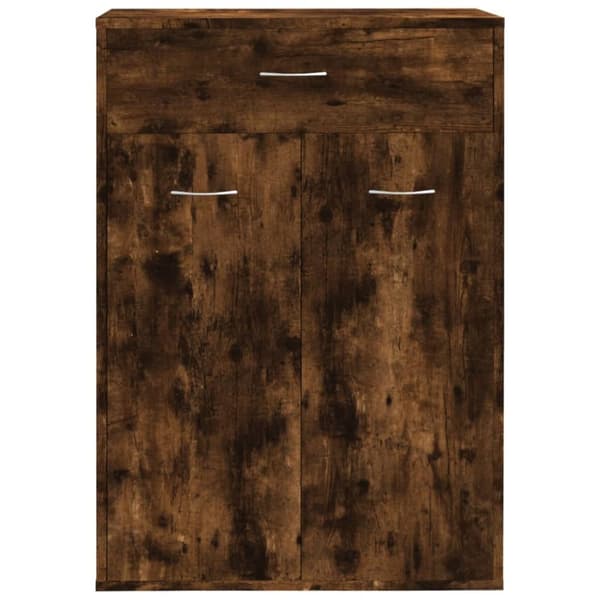 Skoställ & skohyllor - Living Skoställ rökfärgad ek 60x35x84 cm konstruerat trä