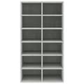Pikkukuva 5 / 7: Kenkähyllyt & -telineet - Living Kenkäteline betoninharmaa 54x34x100,5 cm tekninen puu