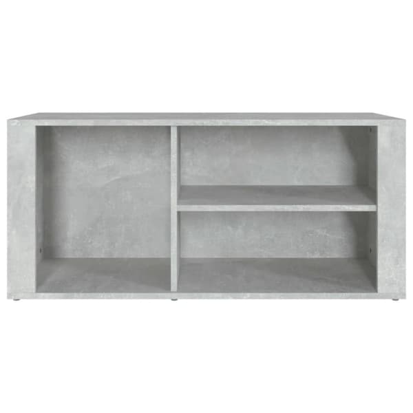 Skoställ & skohyllor - Living Skoskåp betonggrå 100x35x45 cm konstruerat trä