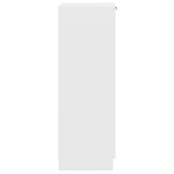 Skoopbevaring - Living skoskab 30x35x100 cm konstrueret træ hvid